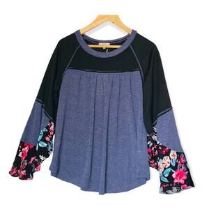 Jodifl top with bell sleeves boho NWT
